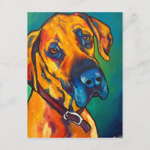 Fawn Great Dane Briefkaart