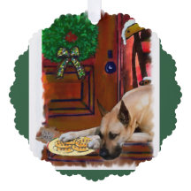 Fawn Great Dane Kerstmis
