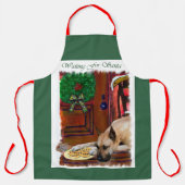 Fawn Great Dane Kerstmis Schort (Voorkant)