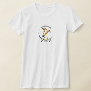 Fawn Greyhound helemaal over mij T-shirt