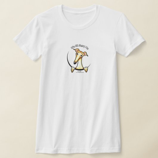 Fawn Greyhound helemaal over mij T-shirt (Laagn)