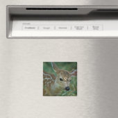 Fawn in Grass Magneet (Insitu (Vaatwasser))