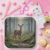 Fawn in het bos papieren bordje (Feest)