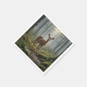 Fawn in het bos servet (Hoek)