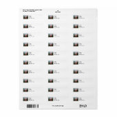 Fawn Innocence Return Address Labels (Full Sheet)