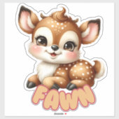 FAWN - KINDERDAGVERBLIJF STICKER (Vel)