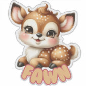 FAWN - KINDERDAGVERBLIJF STICKER (Voorkant)
