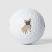 Fawn Mask Frenchie French Bulldog Golfballen (Voorkant)