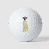 Fawn Mask Great Dane Golfballen (Voorkant)