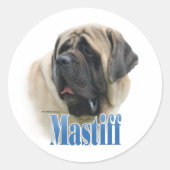 Fawn Mastiff Naam - Sticker (Voorkant)
