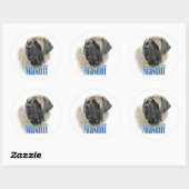 Fawn Mastiff Naam - Sticker (Vel)