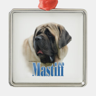 Fawn Mastiff Name Sleutelhanger Metalen Ornament