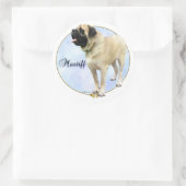 Fawn Mastiff Portrait Sticker (Tas)