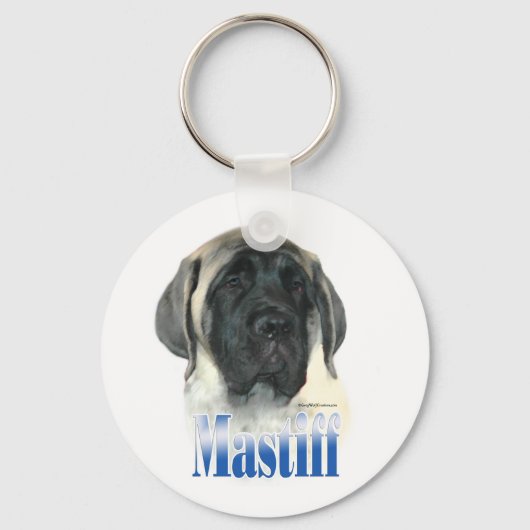 Fawn Mastiff pup Name Sleutelhanger (Voorkant)