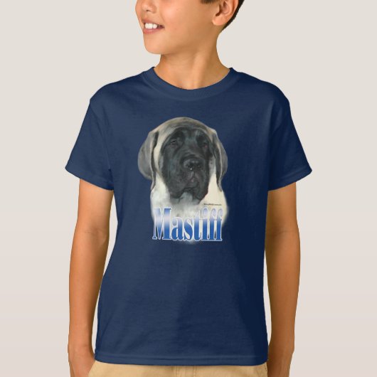 Fawn Mastiff Puppy Naam T-shirt (Voorkant)