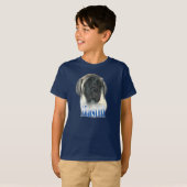 Fawn Mastiff Puppy Naam T-shirt (Voorkant volledig)