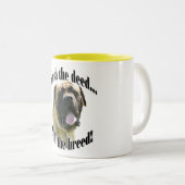 Fawn Mastiff Straf de Deed Mok (Voorkant rechts)