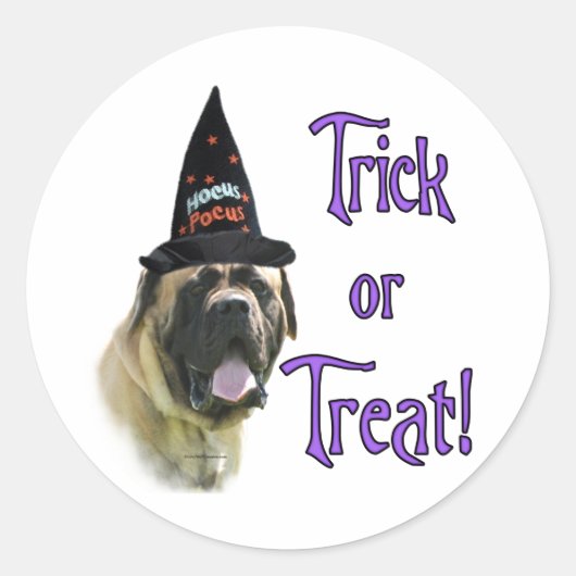 Fawn Mastiff Trick Sticker (Voorkant)