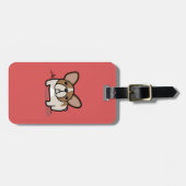 Fawn Pied Frenchie Bagagelabel (Voorkant horizontaal)