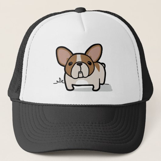 Fawn Pied Frenchie Trucker Pet (Voorkant)