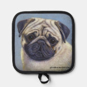 Fawn Pug Art Pannenlap (Voorkant)