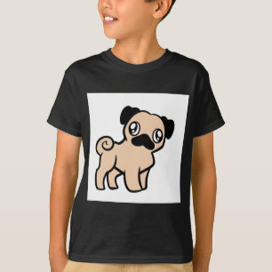 fawn pug cartoon.png t-shirt