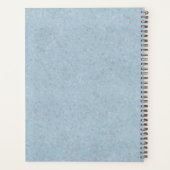 Fawn Pug Dog Canine Schattigee Cartoon Illustratie Planner (Achterkant)