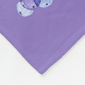 Fawn Pug in Spring Flowers Fleece Deken (Hoek)