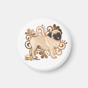Fawn Pug Magneet