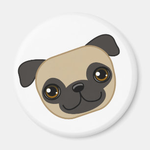 Fawn Pug Magneet