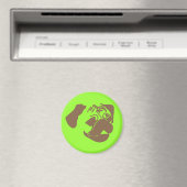 Fawn Pug Magnet (Insitu (Vaatwasser))