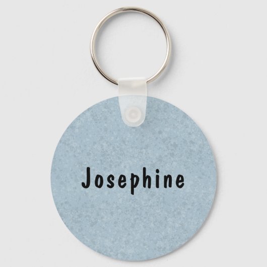 Fawn Pug Mops Hondengezicht close-up en aangepaste Sleutelhanger (Achterkant)