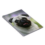 Fawn Pug on Alert Notitieboek (Rechterzijde)