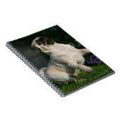Fawn Pug Puppy Notitieboek (Rechterzijde)