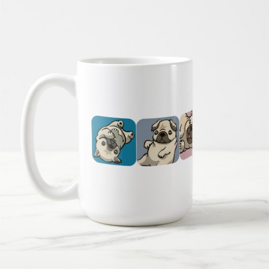 Fawn Pugs Koffiemok (Links)