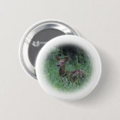 Fawn Ronde Button 5,7 Cm (Voorkant /achterkant)