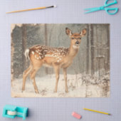  Fawn Schilderachtig rustieke decoupage Tissuepapier (Craft)