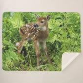 FAWN SHERPA DEKEN (Voorkant (horizontaal))