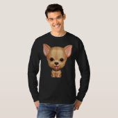 Fawn Smooth Coat Chihuahua T-shirt (Voorkant volledig)