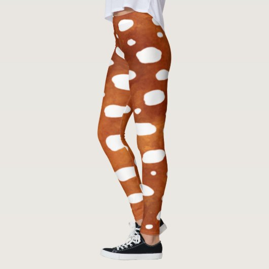 Fawn Spots Baby Deer Patterned Leggings (Links)