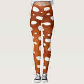 Fawn Spots Baby Deer Patterned Leggings (Voorkant)