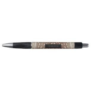 Fawn Spots Baby Herten Dier Print Aangepaste naam Pen