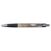 Fawn Spots Baby Herten Dier Print Aangepaste naam Pen (Achterkant)
