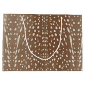 Fawn Spots Baby Herten Dierenprint Patroon Groot Cadeauzakje (Achterkant)