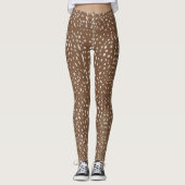 Fawn Spots Baby Herten Dierenprint Patroon Leggings (Voorkant)