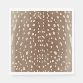 Fawn Spots Baby Herten Dierenprint Patroon Servet