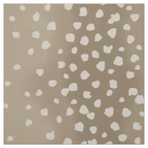 Fawn Spots Soft Brown Animal Pattern Stof