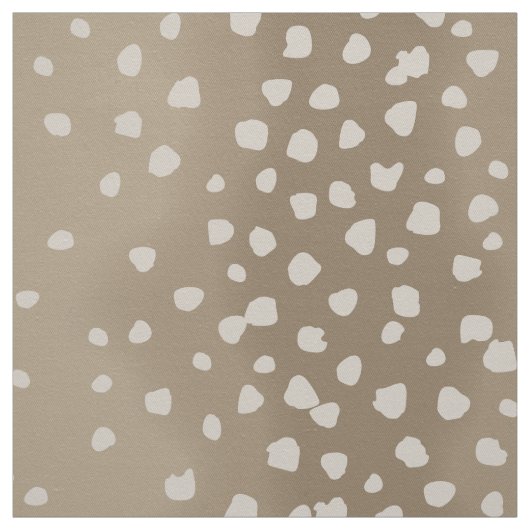 Fawn Spots Soft Brown Animal Pattern Stof (Swatch)