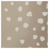 Fawn Spots Soft Brown Animal Pattern Stof (Close Up)