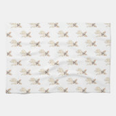 Fawn Tan Cream Frenchie French Bulldog Theedoek (Horizontaal)